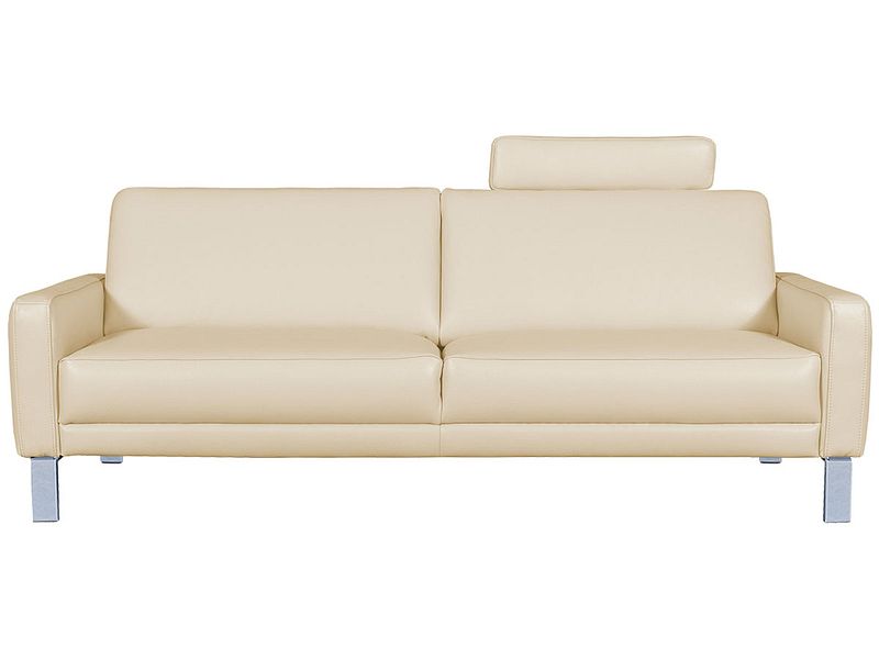 3er Sofa SPRING Echtleder beige