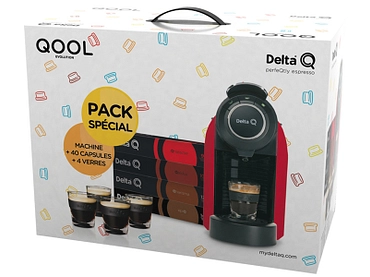Kapselkaffeemaschine DELTA Starter kit Qool Evolution
