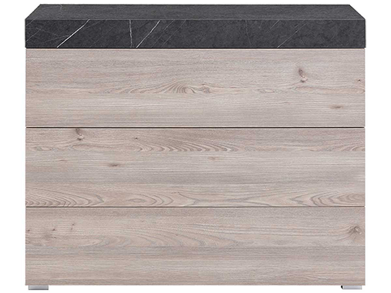 Kommode QUARTZ 3 Schubladen eiche
