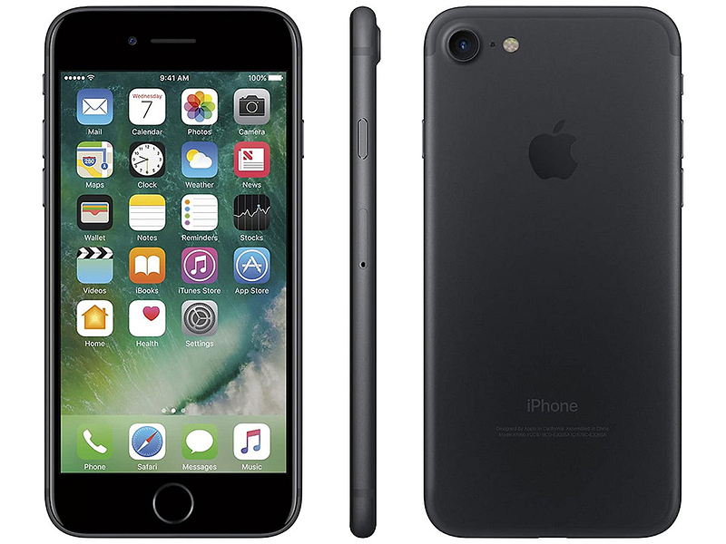 Smartphone zurückgesetzt APPLE iPhone 7 128GB black