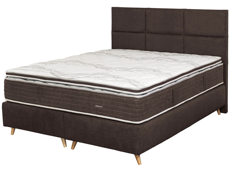 Boxspringbett BOXSPRING BY CONFO ZERMATT 140x200cm braun