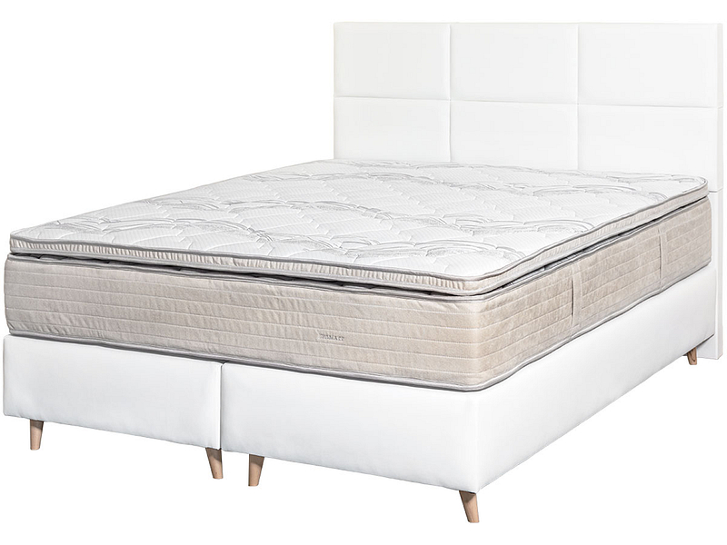 Boxspringbett BY CONFO ZERMATT 160x200cm weiss