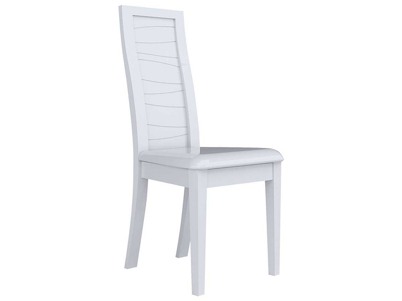 Stuhl TIAGO Holz weiss
