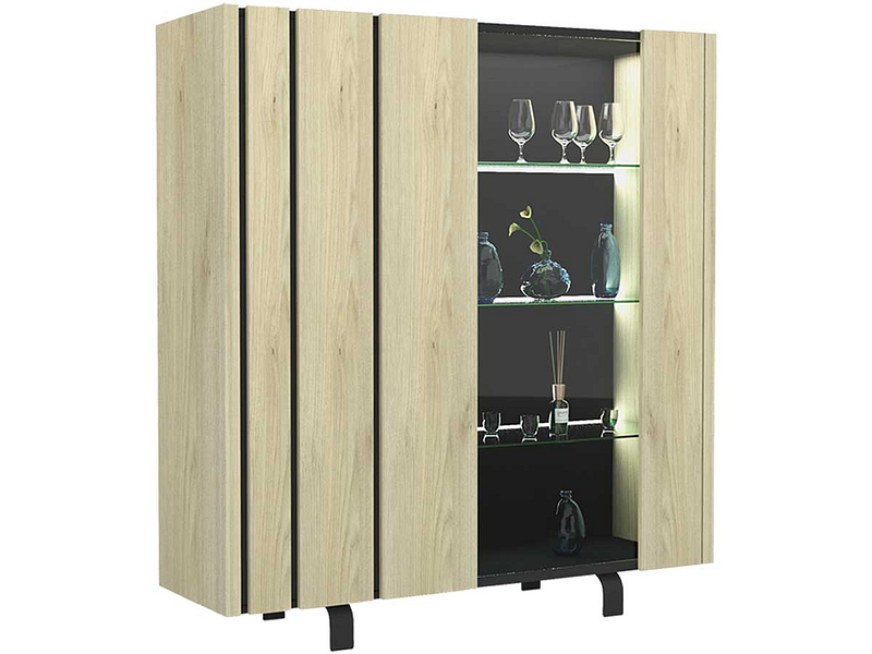 Highboard RUSH 140x45x151cm