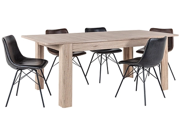 Tisch ausziehbar ASTON Ø160 cm x 76 cm