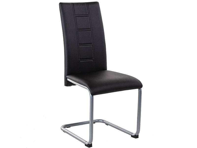 Stuhl PHILIP Synthetisches Leder schwarz