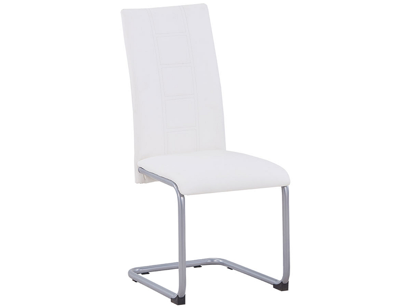 Stuhl PHILIP Synthetisches Leder weiss