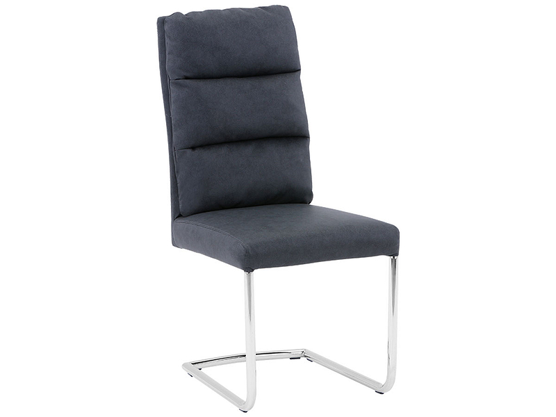 Stuhl GALA Synthetisches Leder schwarz
