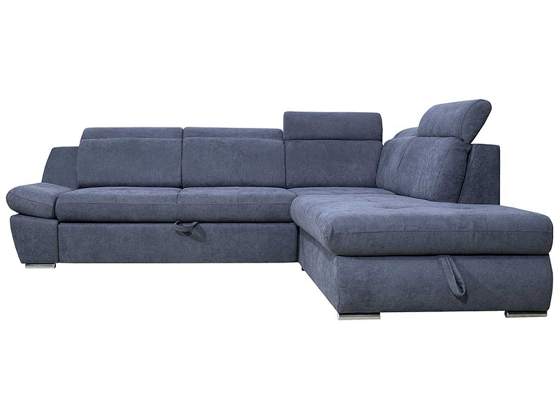 Ecksofa SIENA Stoff grau