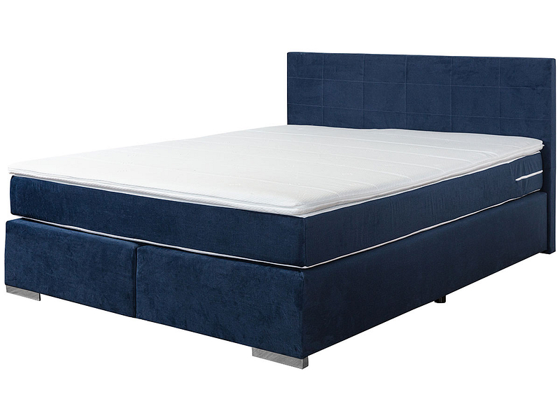 Boxspringbett AROLLA 160x200cm blau