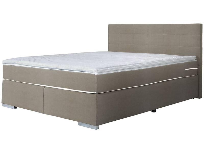 Boxspringbett AROLLA 140x200cm beige