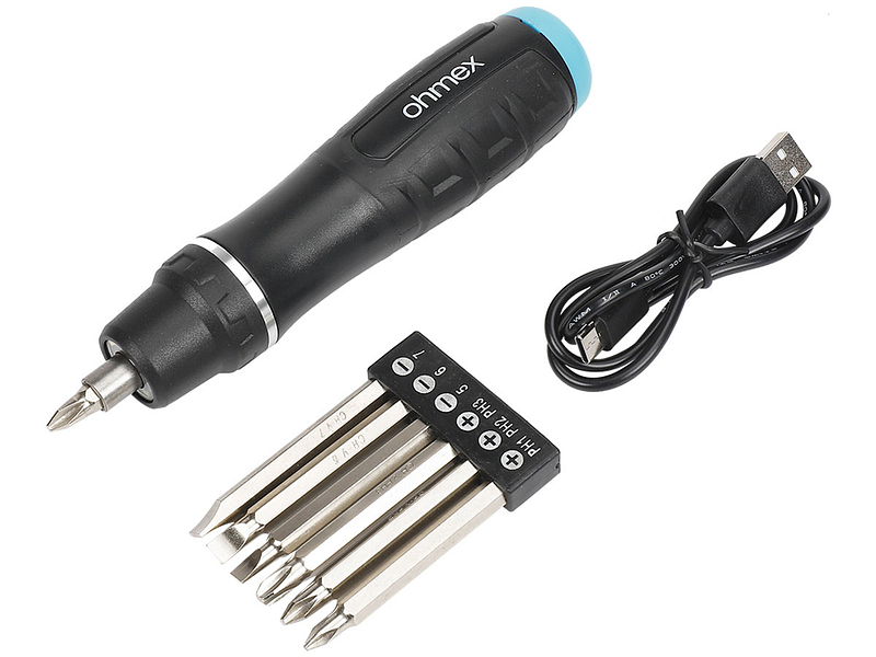 Elektrischer Schraubenzieher OHMEX schwarz