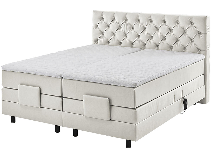 Boxspringbett LE CERVIN 120x200cm weiss