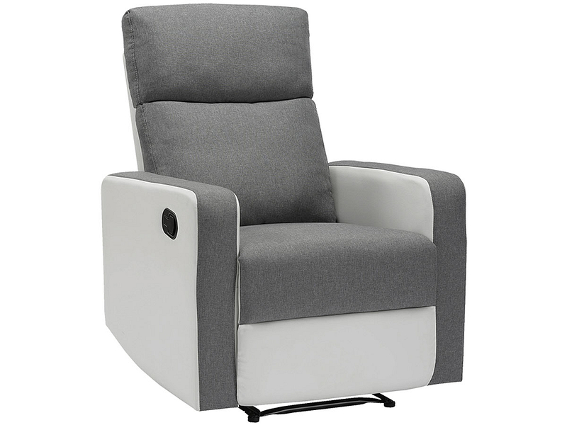 Fauteuil TYLER tissu gris