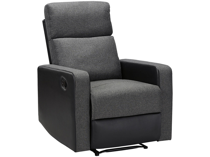Fauteuil TYLER tissu gris