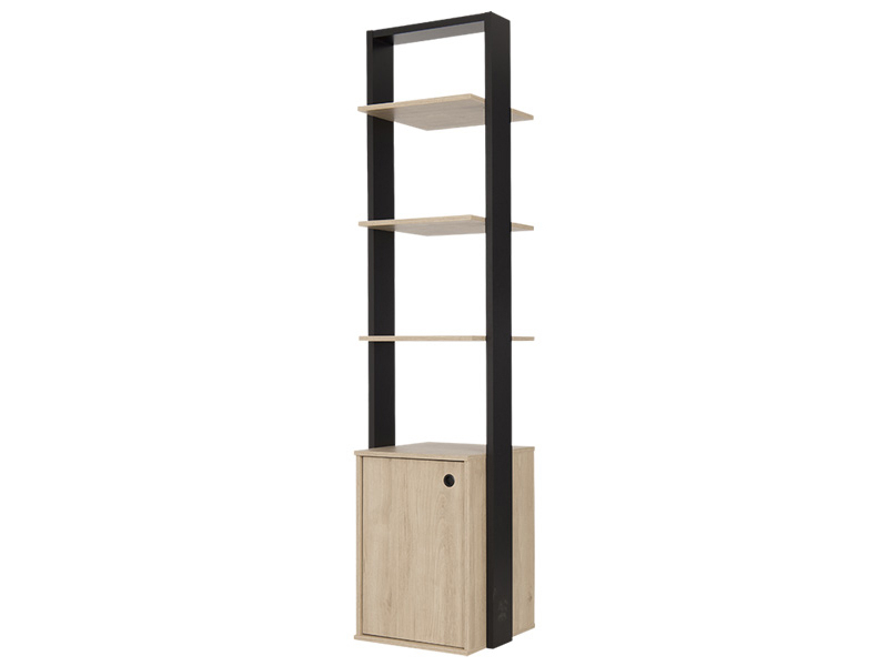 Regal DUPLEX kastanie 4 Tablare