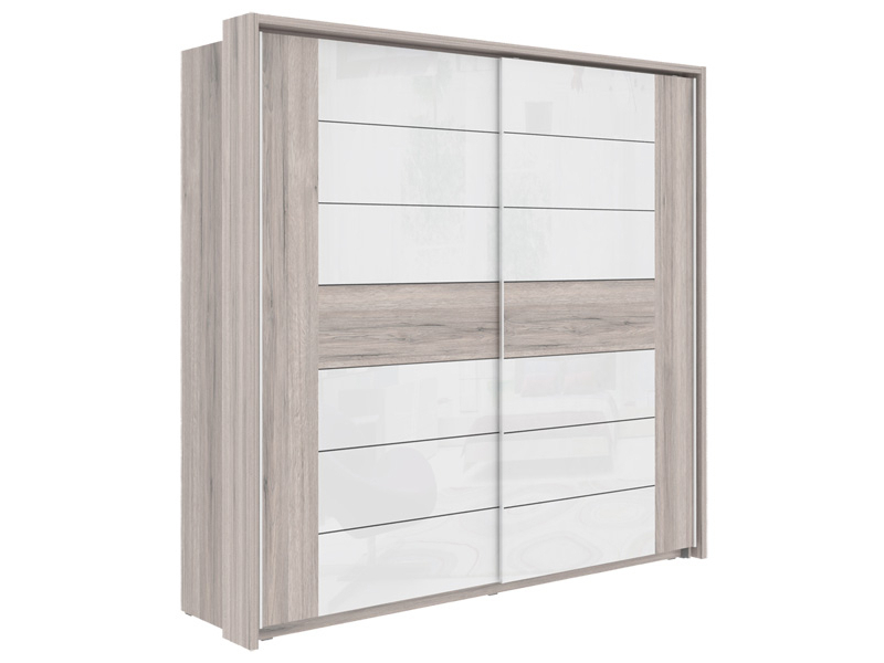 Armoire DOLCE 2 portes coulissantes chêne