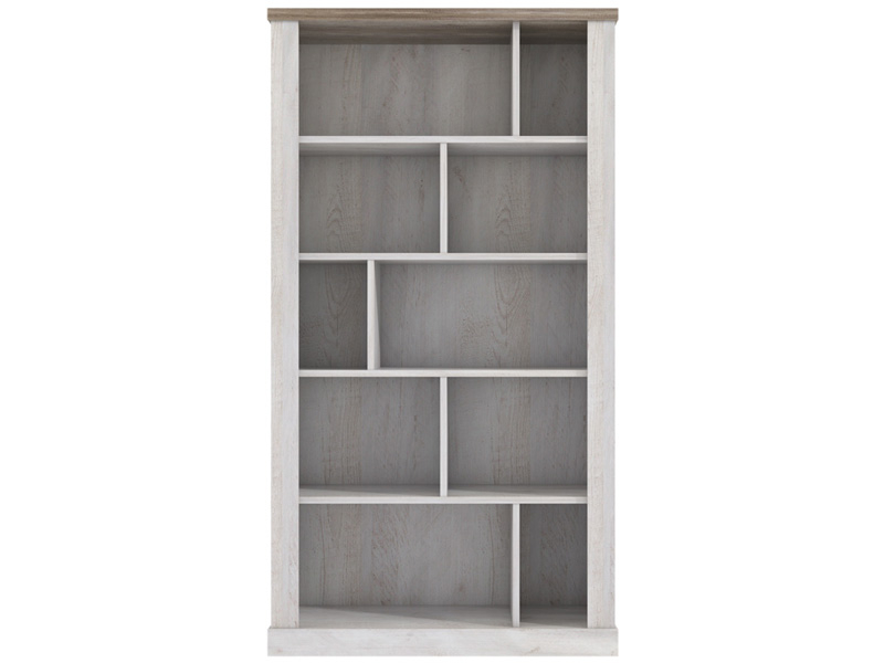 Bibliothèque DURO chêne 10 cases