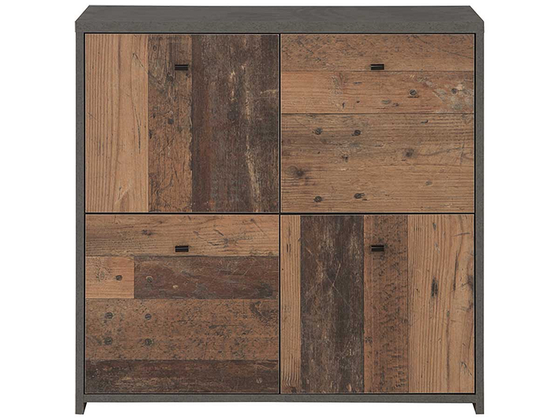 Commode BEST CHEST 4 portes bois
