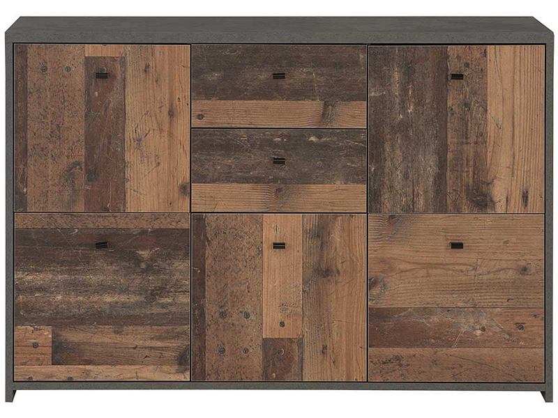Commode BEST CHEST 5 portes 2 tiroirs bois