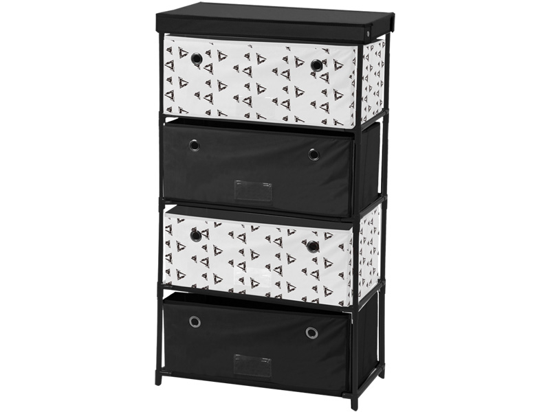 Armoire de rangement YING 4 tiroirs blanc
