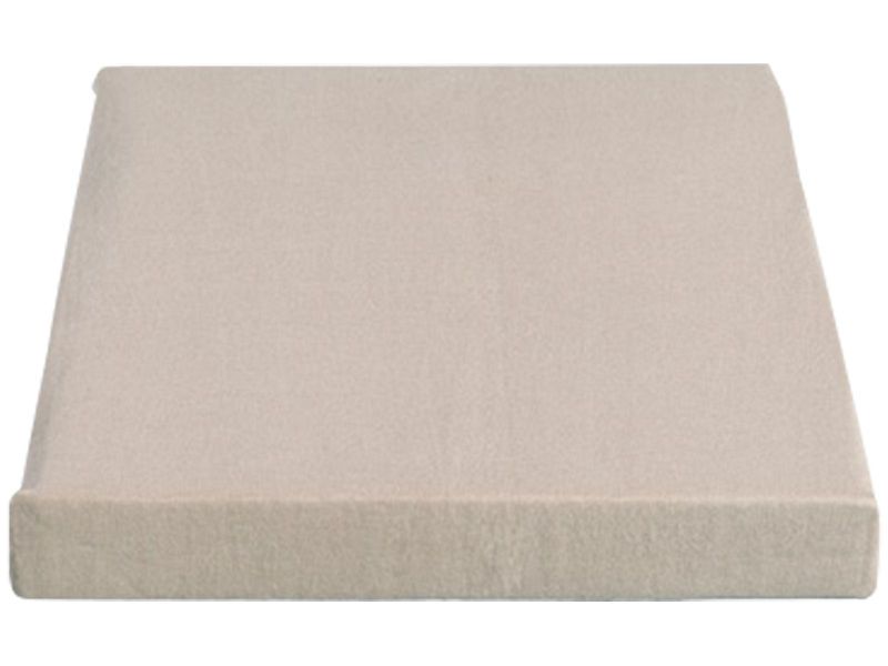 Drap-housse DH JERSEY PEIGNE 70x140cm taupe