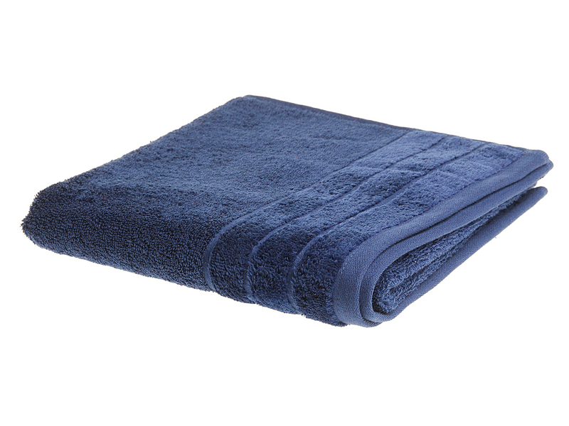 Linge de bain SIERRA bleu foncé 100x50cm
