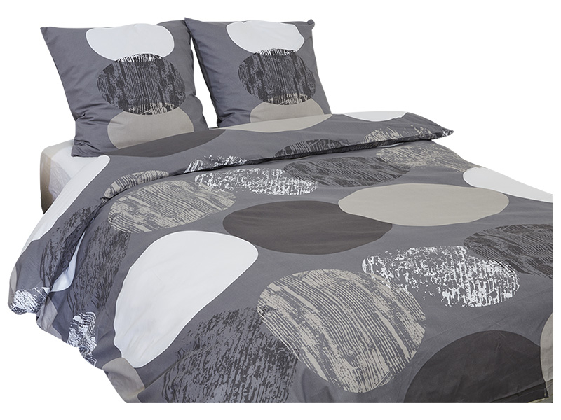 Parure de lit GALETS 200x210cm + 2*65x65cm