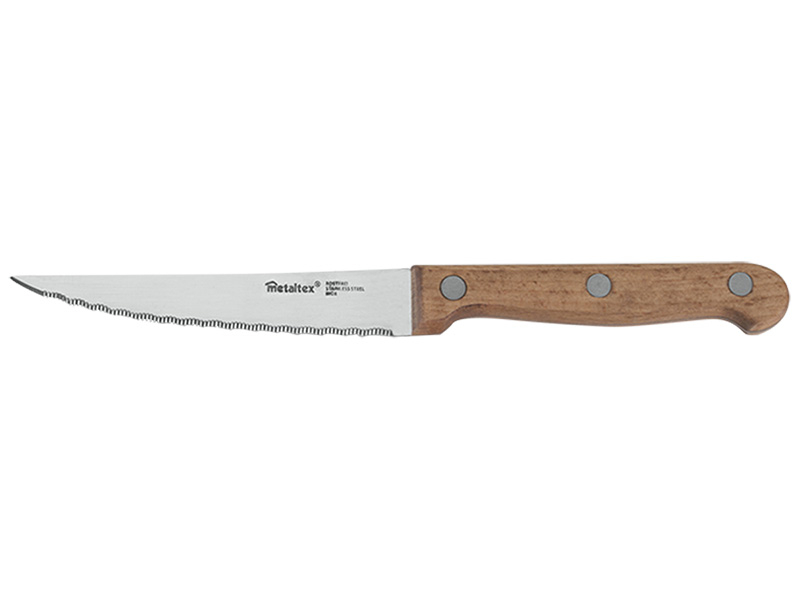 Coltelli inox marrone