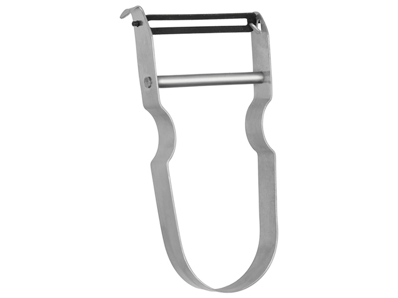 Eplucheur acier inoxydable gris