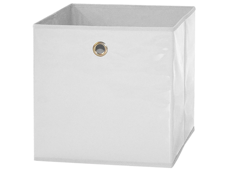 Boîte de rangement EPSILON blanc 31x31x31cm
