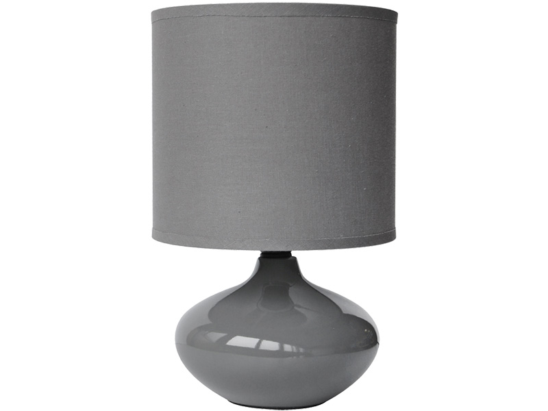 Lampe à poser LED ALIZEE 15cm 24.5cm 40W gris