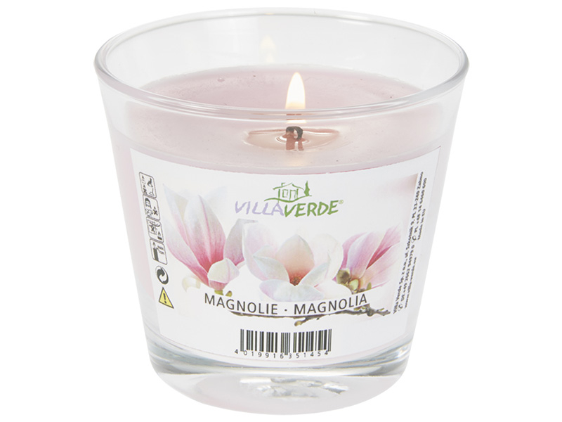 Bougie ARIETTA 1 pièces magnolia Ø9x8cm