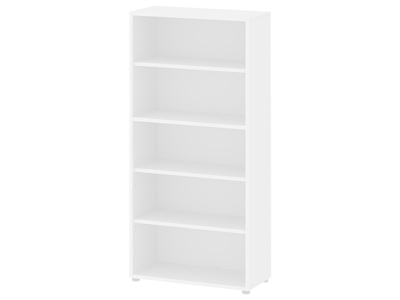 Bibliotheque Prima Blanc 4 Tablars Conforama Ch