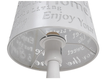 Tischlampe LED GARY 16.5 cm 34 cm 40 W weiss