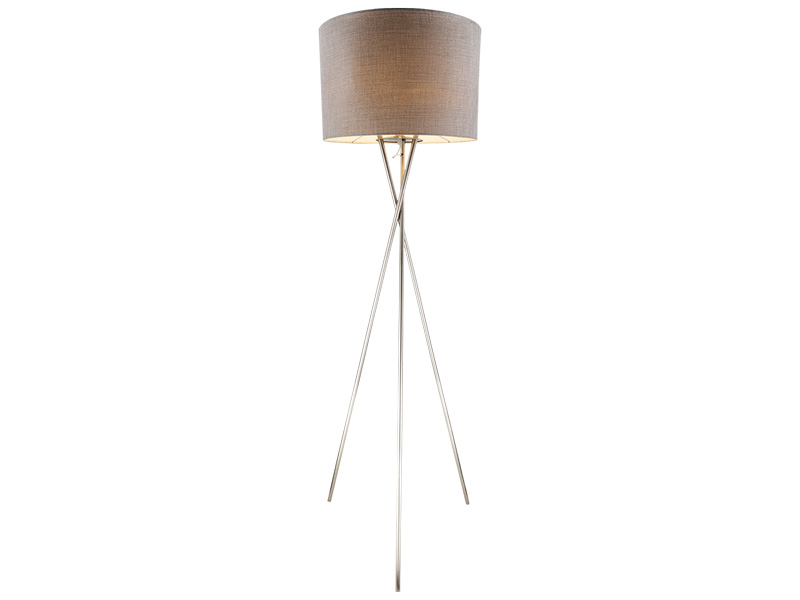 Stehlampe PACO 62 cm 160 cm 40 W taupe