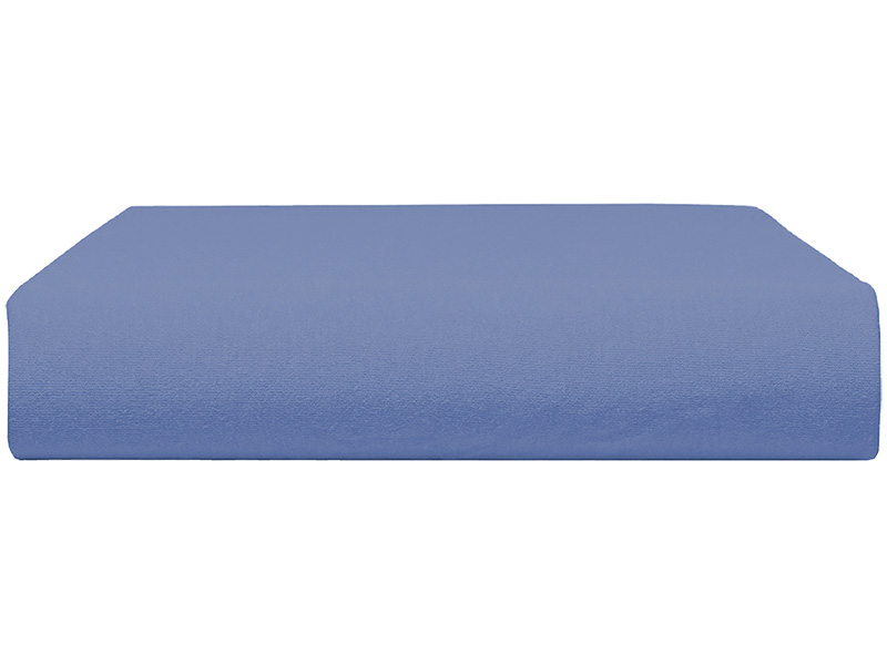 Fixleintuch DH BOXSPRING 180x200cm blau
