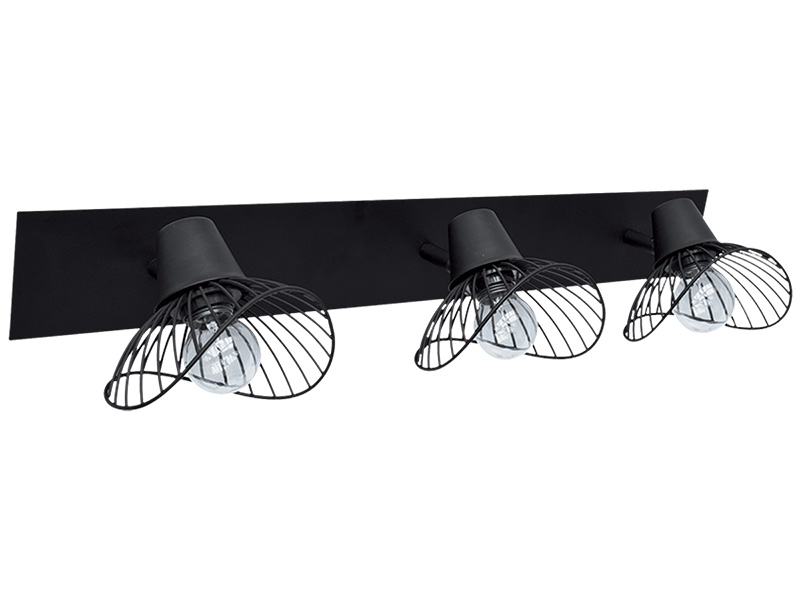 3 Spots LED CLEO Ø61cm 40W silberfarben