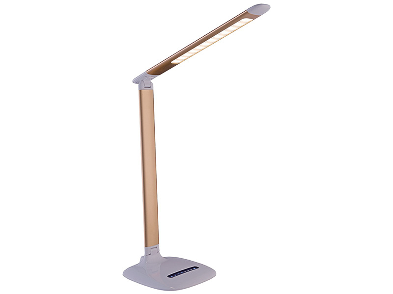 Bürolampe LED OLI 37cm 50cm 12W goldfarben