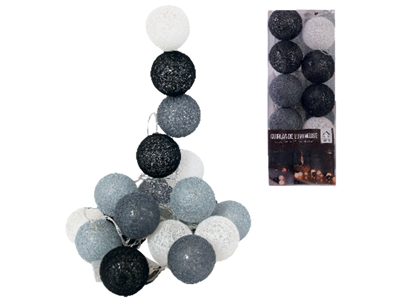 LED-Girlande GUIRLANDE grau