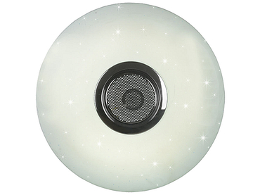 Deckenlampe LED variable Intensität bluetooth MUSICA 41 cm 18 W weiss