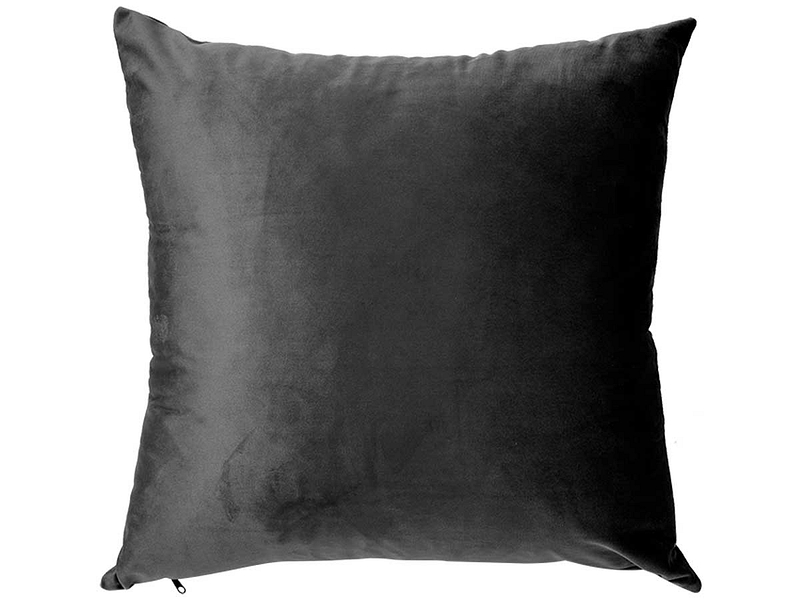 Kissen VELVET 50x50cm schwarz Unifarben