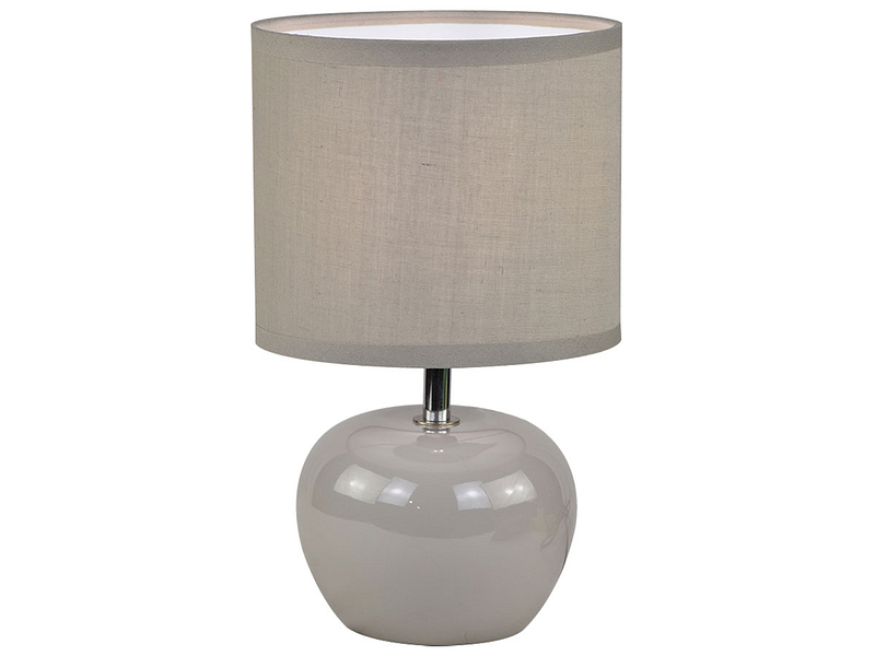 Tischlampe APPLE 15cm 25cm 40W taupe