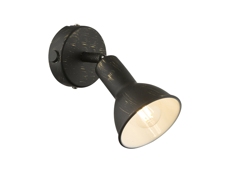 1 Spot dimmbar BRINLEY Ø8.5cm 40W schwarz