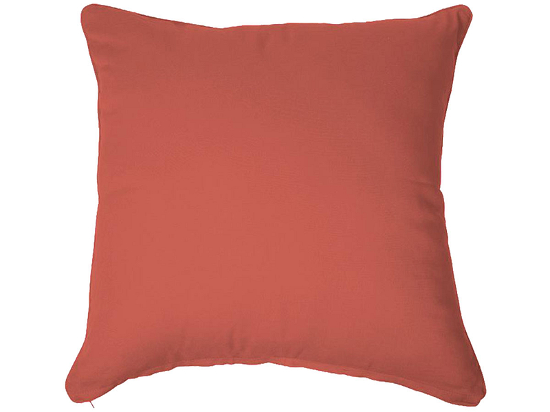 Kissen VERANO 65x65cm koralle Unifarben