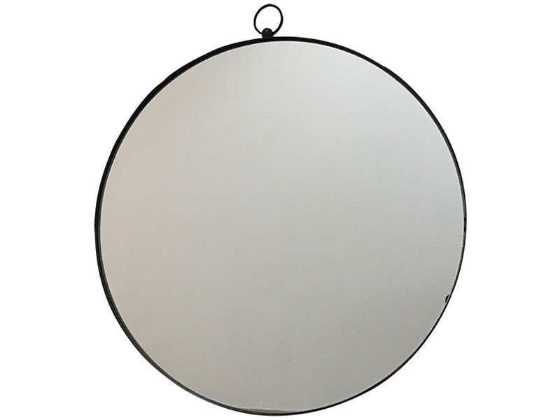 Spiegel rund ESTA 50 cm x 50 cm schwarz