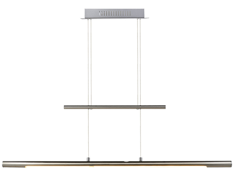 Hängelampe LED Dimmbar SILVIO 100x150cm 24W silberfarben