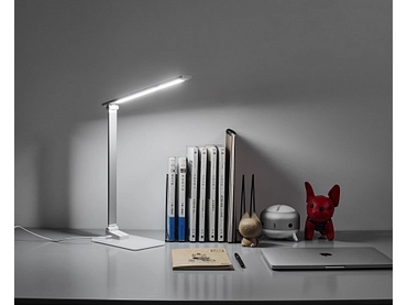 Bürolampe LED INFLUENCE 43 cm silberfarben