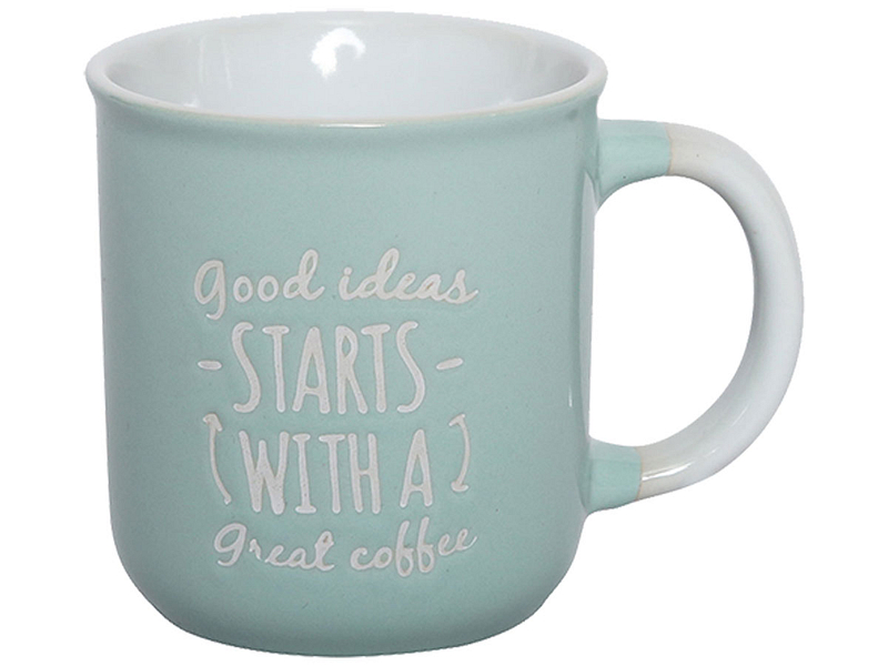 Mug BEGIN 22cl porcellana verde