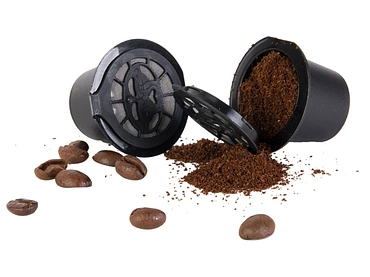 Set Kaffeetassen ECO polypropylen schwarz